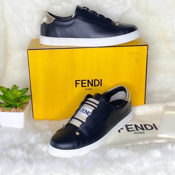 fendi studded sneakers